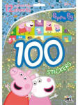 JIRI MODELS 100 matrica kifestő lapokkal, 12 színezhető lap + matricák, Peppa malac (JRM-3563-1) - mesescuccok