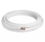 Halcor Teava cupru dubla izolata ecu PEX 6, 35 (1/4″)-12, 7 (1/2″) 44 bar - 20m (CU0612IH)