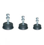 Tecnosystemi Set 4x picioare amortizor vibrații aer condiționat, Ø74x25 mm, max. 350kg/picior, cauciuc natural vulcanizat (PICIOARE ANTIVIBRANTE T3)