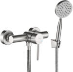 Kuchinox LAVEO NOIA zuhanycsap, falra szerelhető zuhanyszettel, inox (BNK_241D)