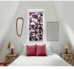 Blux Sötétítő roló fúrás nélkül - 100% fényzáró, hővédő, oldalhúzós, falra is szerelhető, Blux 40 x 165 cm Bordó Mintával (6971583925193)