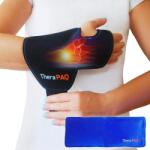 TheraPAQ Csuklórögzítő és Kompressziós Fásli Újrafelhasználható Hideg-Meleg Gélpárnával (X000TVCZIN)