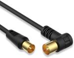 TESmart RG59 Koaxiális TV/SAT Kábel - 75 Ohm Aranyozott Csatlakozóval 2m (X001A5EVZR)