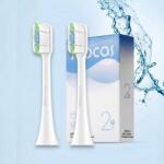 Soocas X3 Pro / X3U / V1 / BH01 Szónikus Fogkefe Pótfej - 2 db L Méret Fehér (6970237661234)
