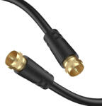 TESmart Koaxiális TV/SAT Kábel Apa-Apa RG59 75  2 m Aranyozott 2m (X001DJTS2L)