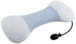 Blux Állítható Deréktámasz Párna Pumpával - Ortopéd Memóriahab, Világoskék - Fehér (PILLOW0010)