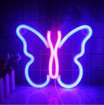 Wanxing Pillangó LED neon lámpa 23 x 19 cm - USB-s fali dekoráció, akasztható, Wanxing (X001CGRS4F)