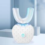 SonicGlow U alakú elektromos fogkefe érzékeny fogakra - szónikus, szilikon fej, 4 üzemmód, IPX7, SonicGlow (Toothbrush)