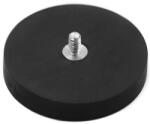 Magnetrend Magnet neodim oala cauciucat negru D66mm cu filet exterior (11002025)