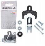 Simpla szerelőkészlet V-Brake sárvédőkhöz, fekete (1-BLC003)