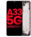 Samsung Display cu touchscreen si rama Samsung Galaxy A33 5G A336 Negru Service Pack