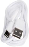  Cablu incarcare USB-A la USB-C, 1A, 2m, Alb, Bulk