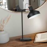 Schuller Veioza/Lampa de masa din metal design moderm Irias negru/cupru (SV-12519)