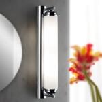 ORION Aplica de perete design lux pentru oglinda Nostalgie 42cm crom (Soff 3-464/2 chrom/495 opal-seidenmatt OR)