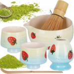  Bambusz Matchy Chashaku Tea Ajándék Szett 6DB-OS Tökéletes Ajándék (782674582562)