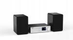  Maxxo MS100W HiFi sztereó rendszer, internet rádió, Dab+, Bluetooth , CD, ezüst (8595235808801 ) Mini Hifi