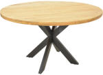 FDY Masa Bucatarie/Dining Rotunda Royallis Lemn Masiv Mango Finisaj Natur Diametru 130 Cm