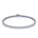 SAVICKI Brăţară Savicki 2.1mm: aur alb, zirconiu - savicki - 4 403,00 RON