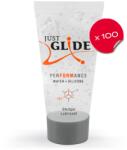 Just Glide Performance Lubrifiant pe Bază de Apă cu Silicon Vegan - Transparent , 100 x 20 ml