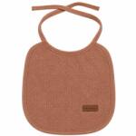 NEW BABY Bib din frotir pentru copii captusit cu PVC New Baby maro Bavata