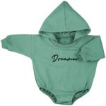 KOALA Body baggy pentru bebeluşi cu glugă Koala Dreamer, verde, mărime 74 (6-9lr)