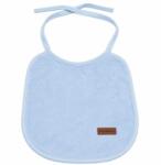 NEW BABY Bib din frotir pentru copii căptușit cu PVC New Baby albastru Bavata