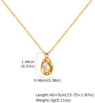 Thia Jewelry S. Steel Lant Auriu Thia Jewelry S. Steel Dama (JC-ES503N-9)