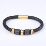 Thia Jewelry S. Steel Bratara Inox Neagra Thia Jewelry S. Steel Barbati (OOTB-MLB005-23-220)