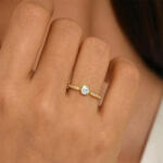 Thia Jewelry S. Steel Inel Inox Auriu Thia Jewelry S. Steel Dama (JC-GJ768-9-51)