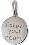 Rankine Pandantiv argint banut Follow your heart (P5589-8)