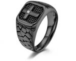 Thia Jewelry S. Steel Inel Inox Negru Thia Jewelry S. Steel Barbati (OOTB-MSR044-23-66)