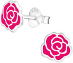Rankine Cercei argint copii floare roz (EF17352-15)