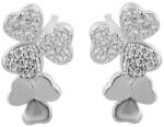 Rankine Cercei argint clover cu zirconii albe (E6277-2)