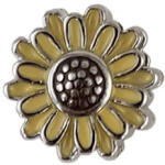 Rankine Talisman argint margareta galbena (G6851-22)