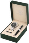 Santa Barbara Polo & Racquet Club Gift Set - Ceas Barbatesc Quartz Argintiu SB. 1.10678-2 (SB.1.10678-2) Ceas