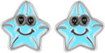 Rankine Cercei argint copii smiling star (E6354-34)