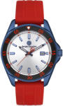 Sergio Tacchini Streamline - Ceas Barbatesc Quartz Rosu ST. 1.10255. 2 (ST.1.10255.2) Ceas