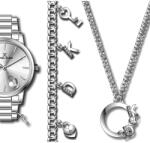 Daniel Klein Gift Set - Ceas Dama Quartz Argintiu DK. 1.13174. 1 (DK.1.13174.1) Ceas