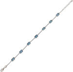 THIA Jewelry Bratara argint zirconii albastre Thia (102005-34)