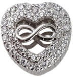 Rankine Talisman argint inima si infinit (G6847-2)