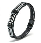 Thia Jewelry S. Steel Bratara Inox Neagra Thia Jewelry S. Steel Barbati (OOTB-ML203-23-220)