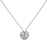 Rankine Lant argint trifoi si inima reversibil Lucky (2502-TLY220-2)