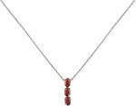 THIA Jewelry Lant argint elegant cu zirconii rosii Thia (100119-1)