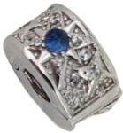 Rankine Talisman argint opritor zirconiu albastru (G11986-12)