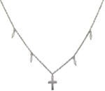 Rankine Lant argint cruciulita cu zirconii Aya (2408-TLY577-2)