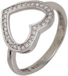 Rankine Inel argint zirconii Big heart, marime 54 (2502-TLY157-54-2)