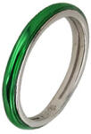 THIA Jewelry Inel argint 925 Thia cu email verde marime 51 (R12623-51-32)