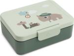 Done by Deer Lunchbox pentru copii cu compartimente Tiny Trails verde (1266433)