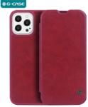 G-Case Samsung S24 Plus / G-Case - QIN FlipBook, Alcantara | Cherry RED (5944237818456)