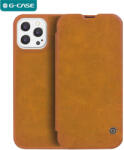 G-Case Samsung S26 / G-Case - QIN FlipBook, Alcantara | Light BROWN (5944237817640)